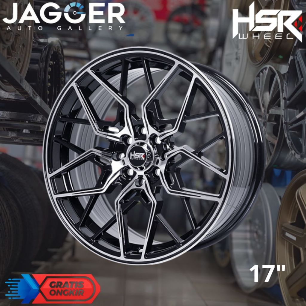 terbaru velg mobil jazz, yaris, brio, raize, avanza, xenia ring 17 original HSR MALUK