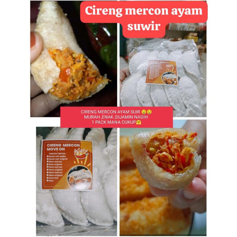 

Cireng Mercon Ayam Suir Frozen isi 10 pcs