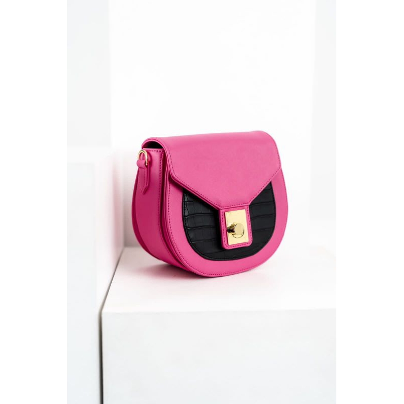 Yura Bag - Crossbody Bag Wanita Synthetic Croco Embossed & Synthetic Prada Leather