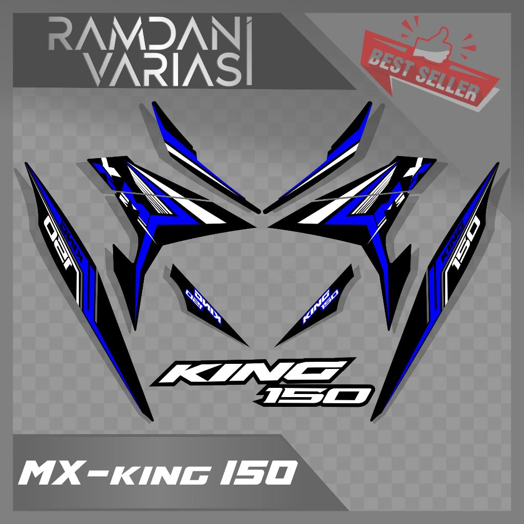 STRIPING MX-KING/STIKER VARIASI MX-KING 150/STRIPING MOTOR MX-KING 150