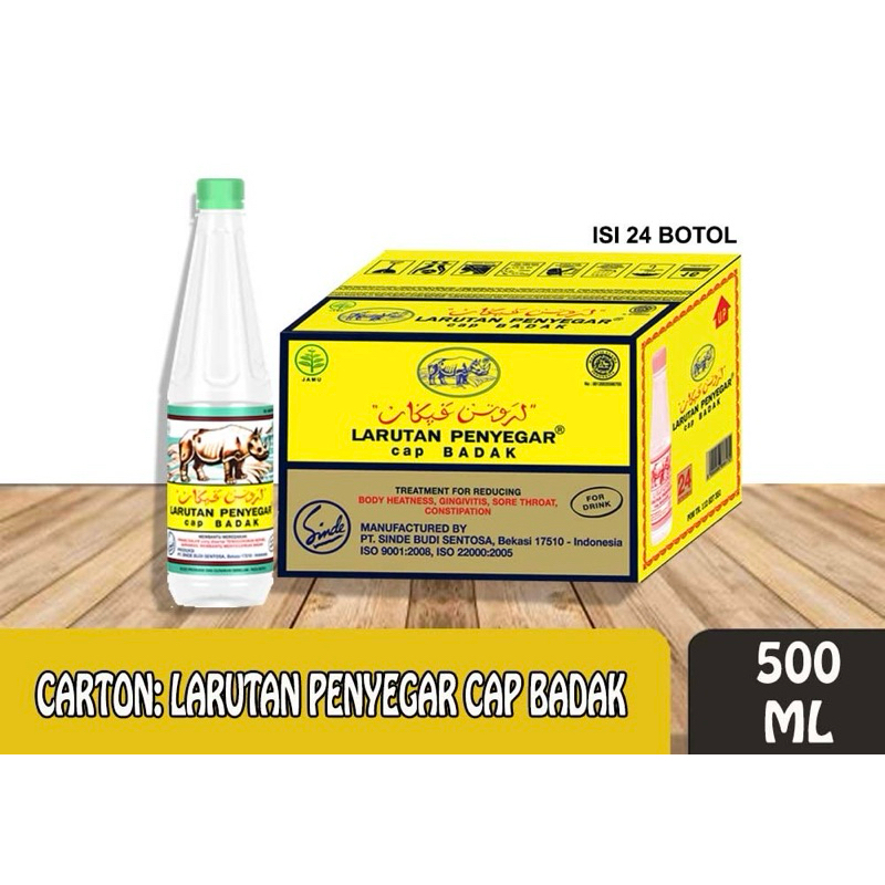 

LARUTAN CAP BADAK / 500ml / 4botol