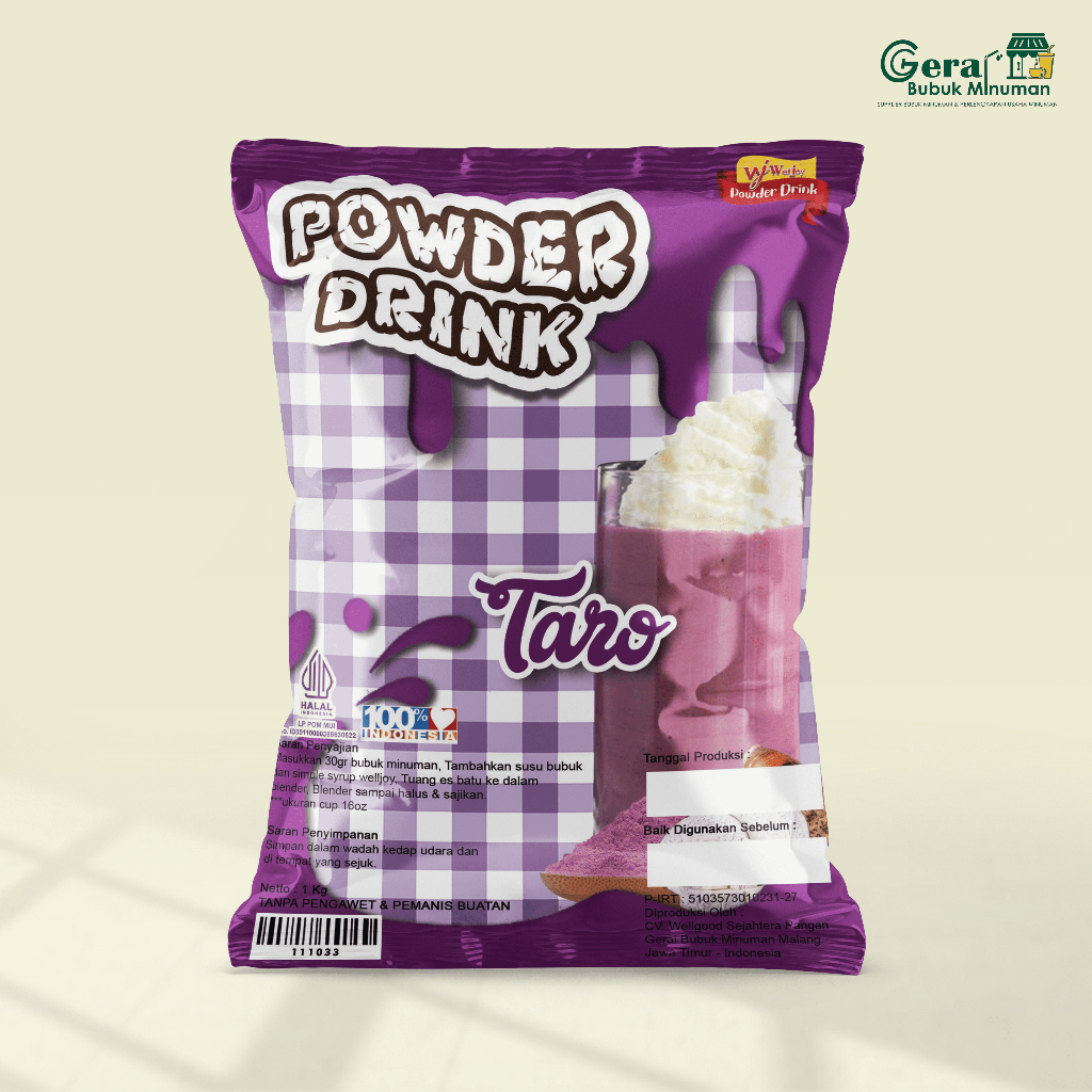 

1KG BUBUK MINUMAN REGULER TARO