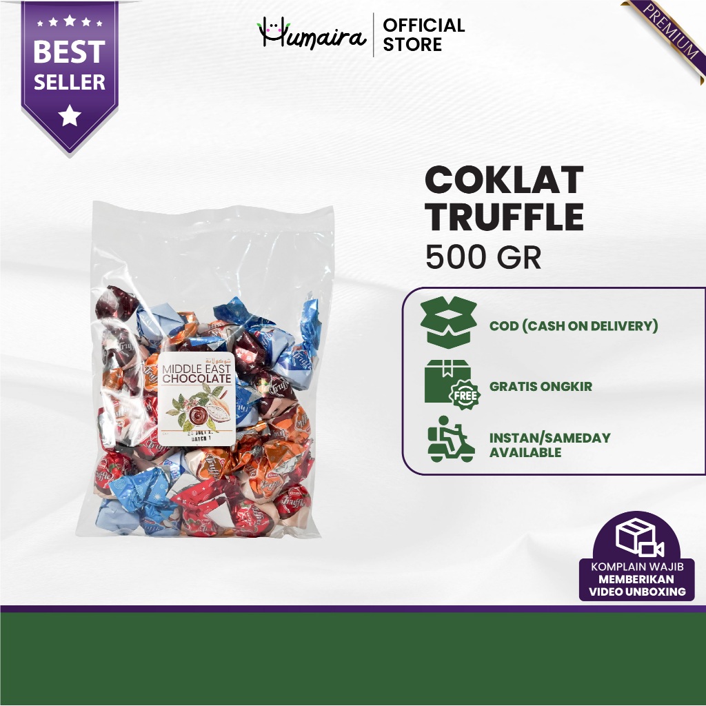 

Coklat Arab Truffle 500 Gram Original Oleh Oleh haji Umroh