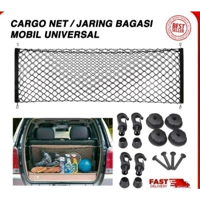Jaring Bagasi Mobil FEROZA Cargo Nett Double Jaring UNIVERSAL