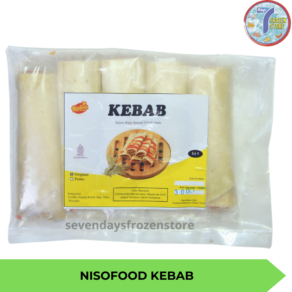 

Nisofood Kebab Mini Original Isi 5 Beku Frozen