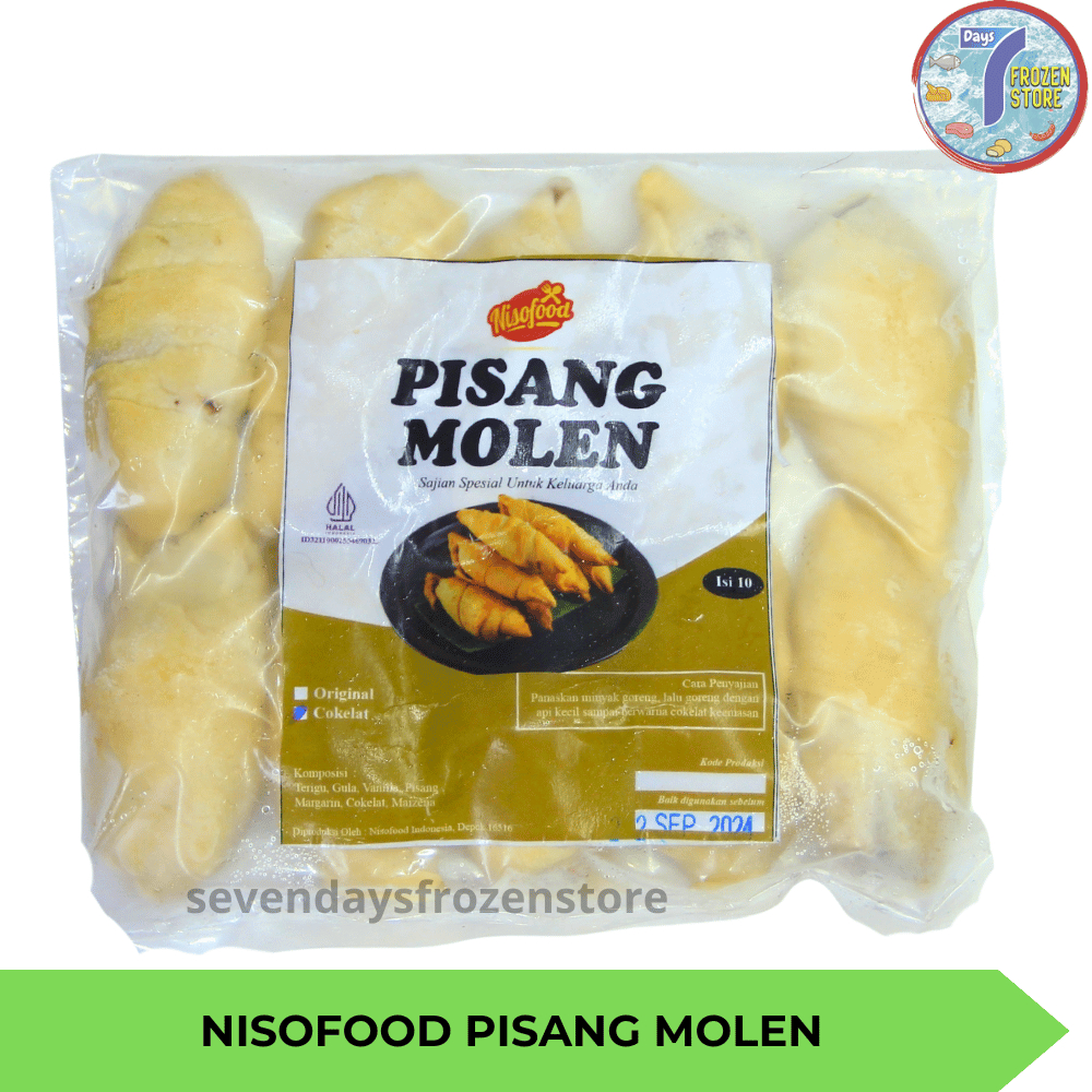 

Nisofood Pisang Molen Isi 10 Beku Frozen 350 Gr