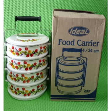 Hot Deals Rantang Susun Warna Putih - Food Carrier / Ideal / Enamel