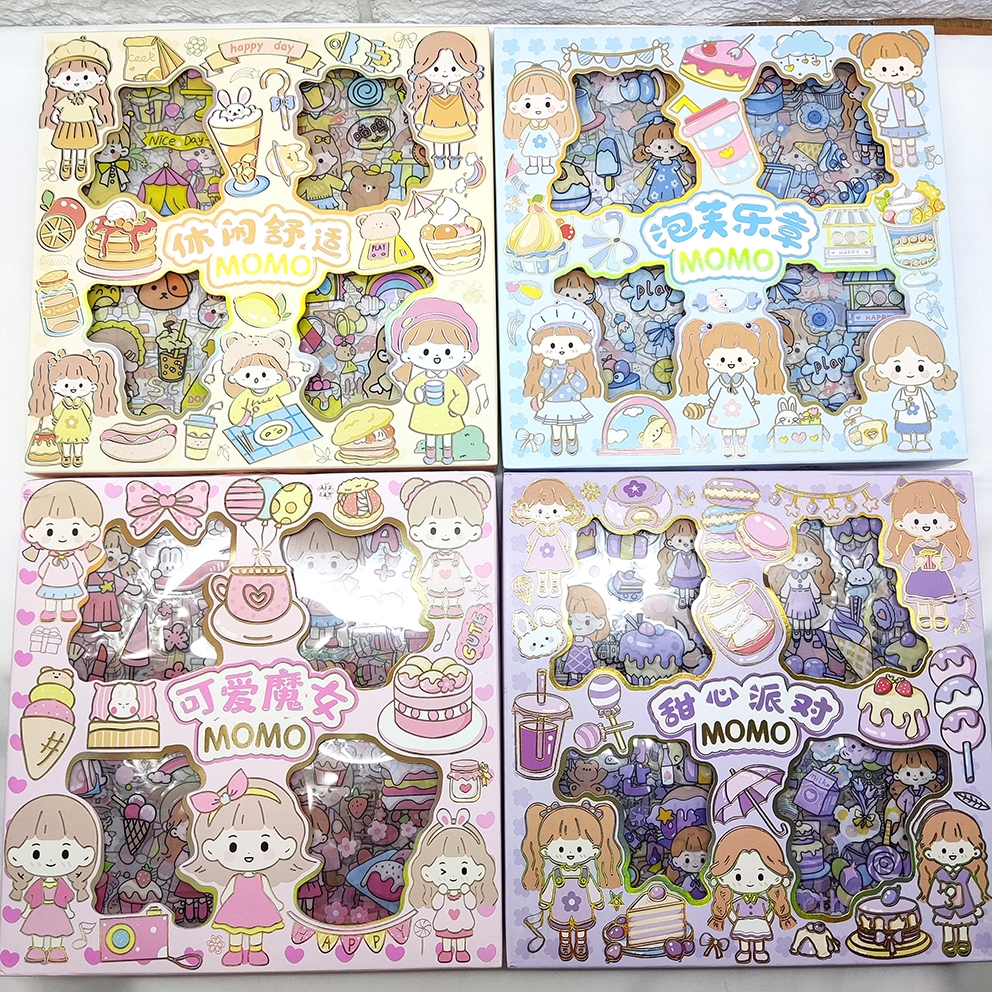 

Sticker Momo New 3 - Stiker Dekorasi Kotak Bekal Botol dll - KEMASAN PLASTIK
