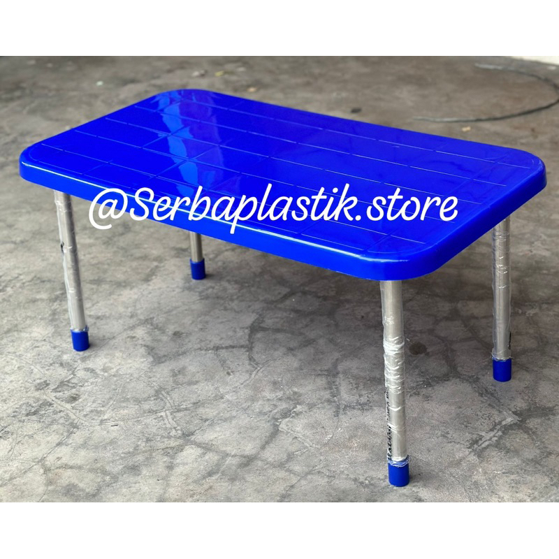 Meja cafe besar / meja kaki stainless / meja teras / meja lesehan meja tamu meja plastik kokoh meja 