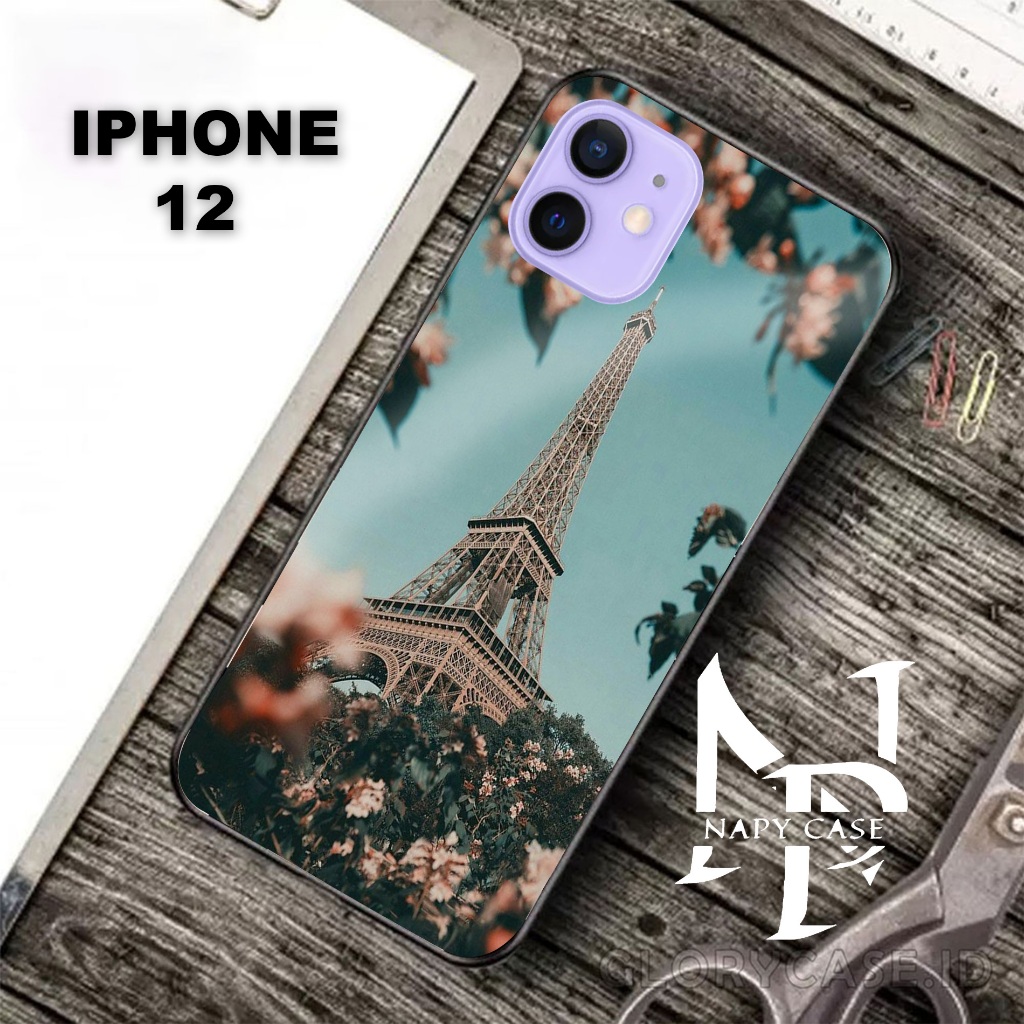 NAPY Case IPHONE 12 PARIS - Casing IPHONE 12  - Case Hp - Casing Hp - Hardcase Glossy - HardcaseIPHO
