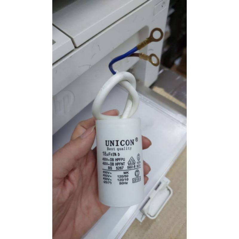 Kapasitor untuk dinamo kincir tambak 370watt/220v