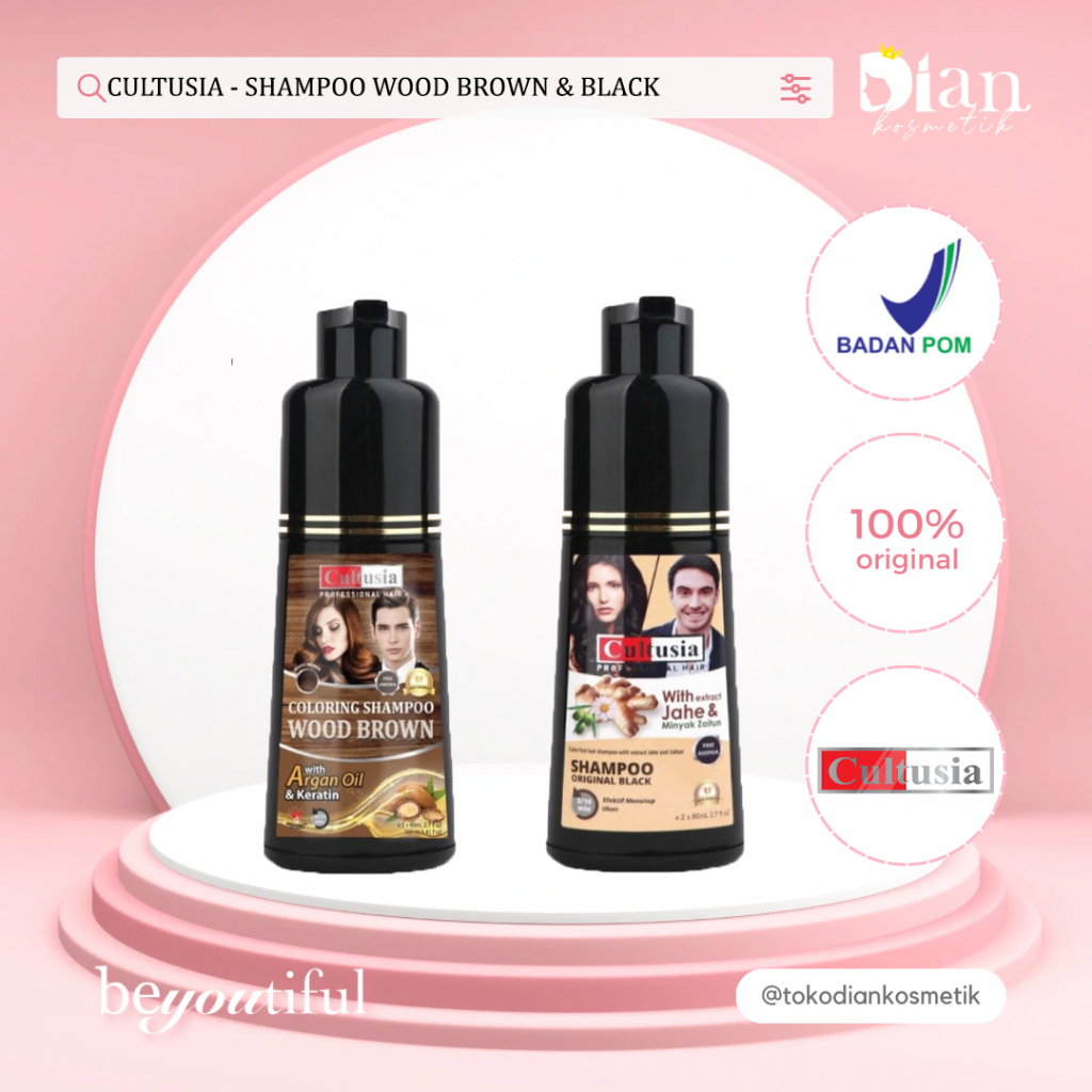 CULTUSIA - SHAMPOO WOOD BROWN & BLACK