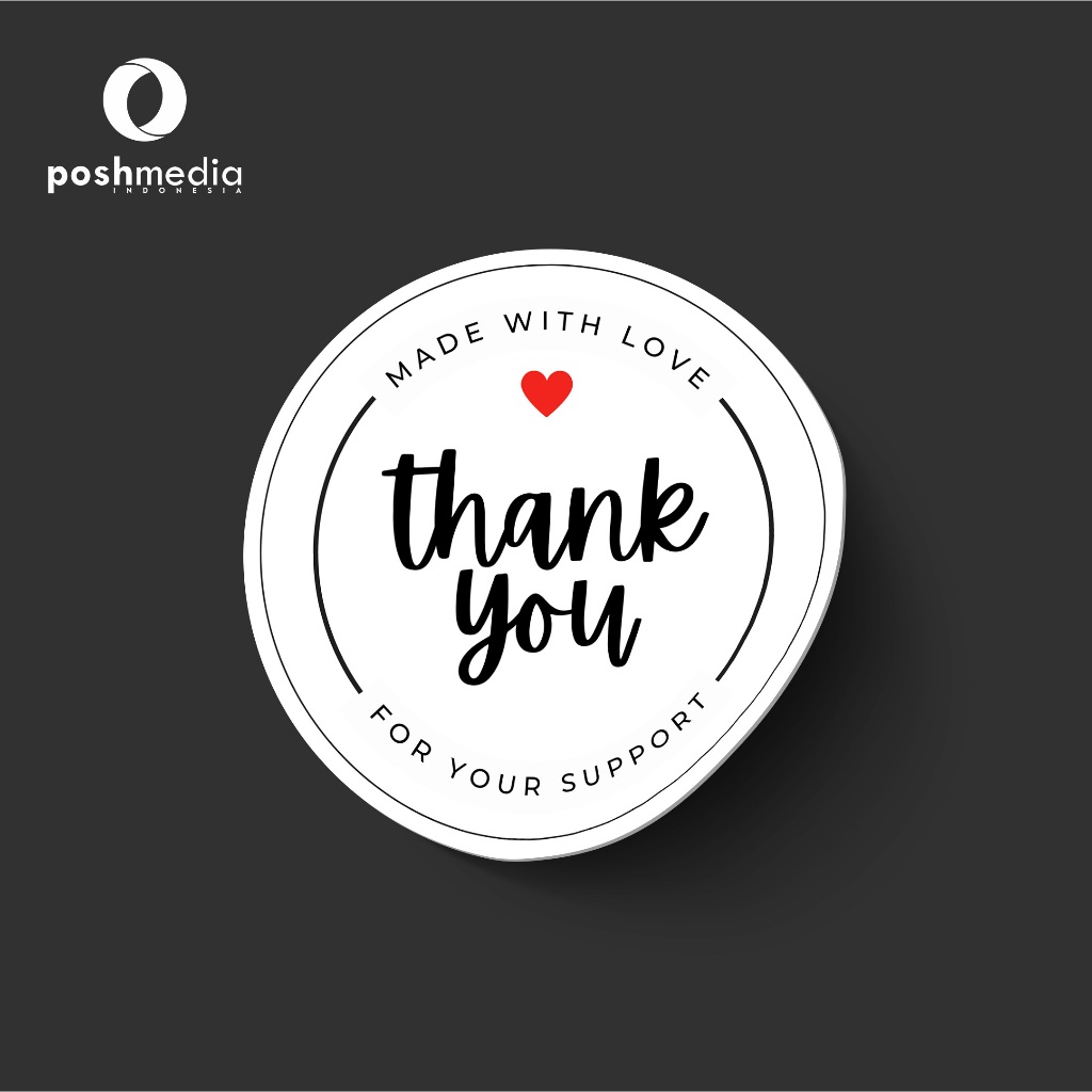 

Sticker Thank You Toko Online / Sticker Tahan Air / Sticker Terima kasih UMKM / Sticker Vinyl