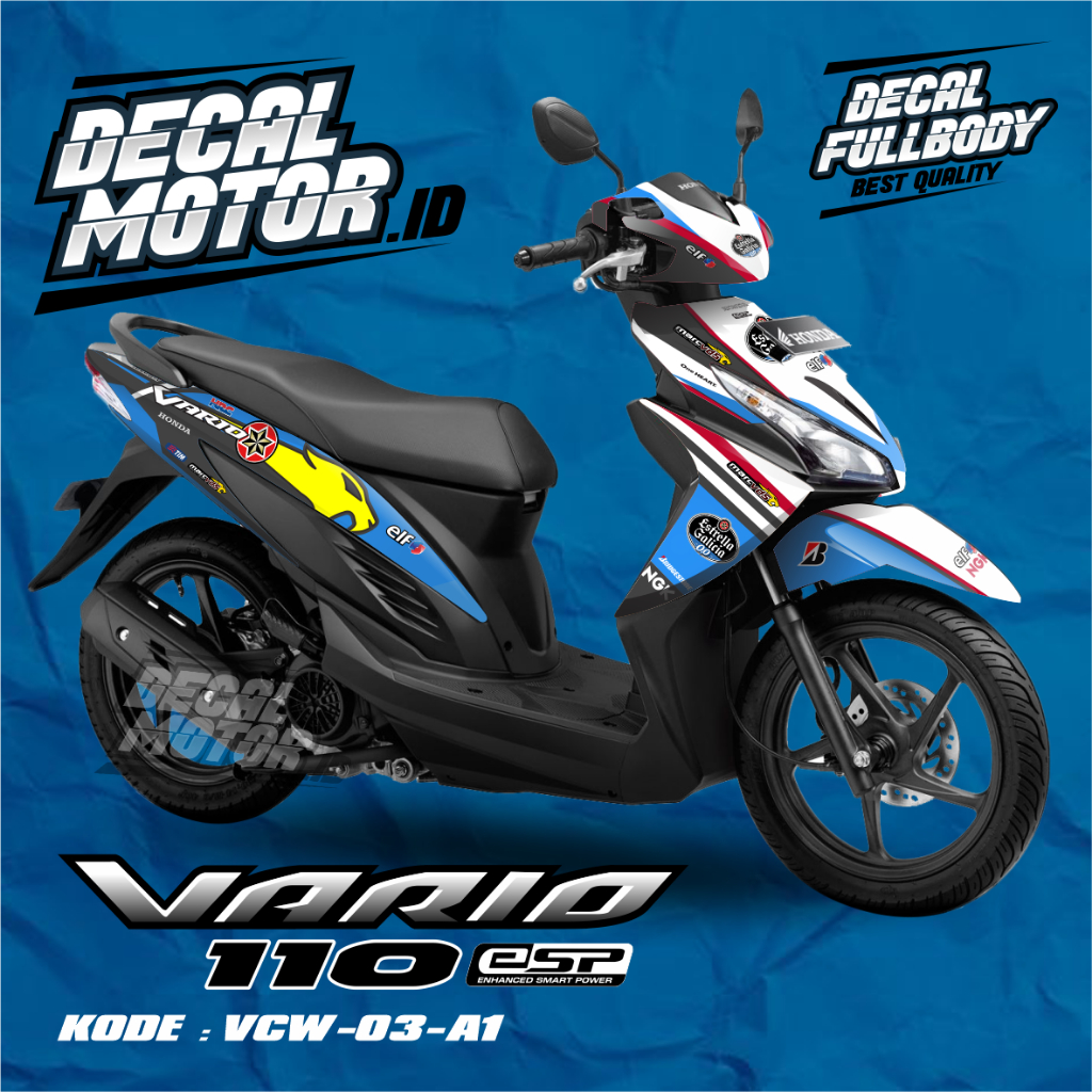Decal sticker Full Body Vario 110 Fi- Sticker Motor Vario 110 FI- VCW