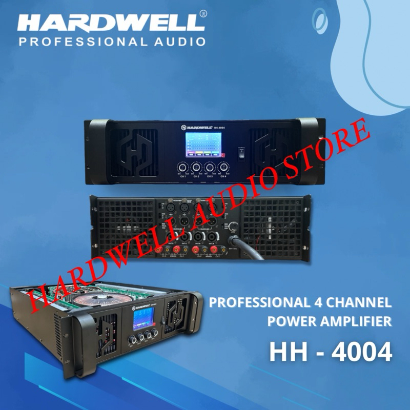 Power Amplifier 4 Channel Hardwell HH 4004 / HH4004 Original Power Class H
