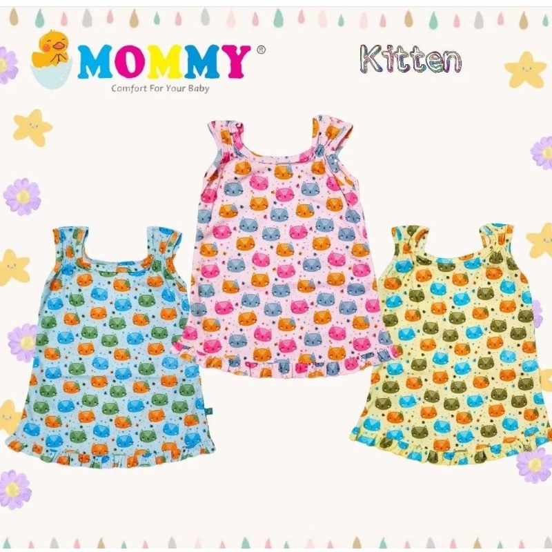 daster anak cewek/daster kaos anak murah/daster kaos anak perempuan /daster anak kutung