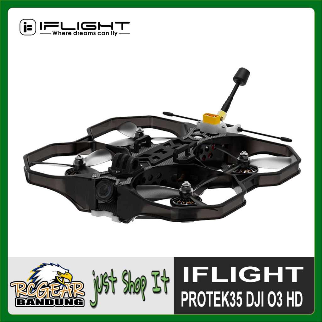 iFlight Protek35 V1.4 HD DJI O3 3.5 Inch 6S Cinewhoop Digital FPV Drone