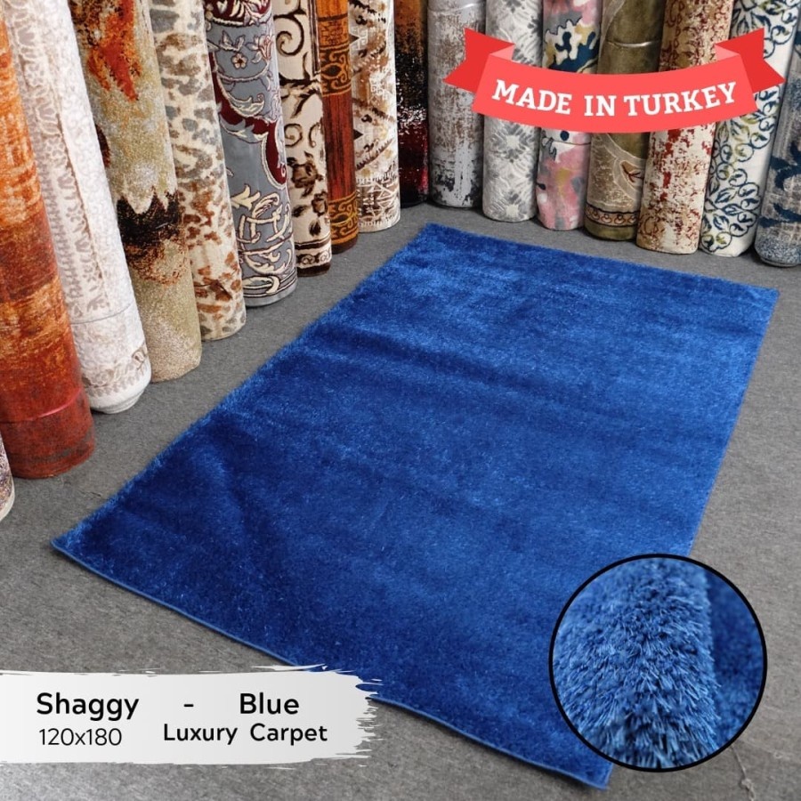 Karpet Shaggy Turki Import Uk. 120x180 - FREE PERMADANI 100X150