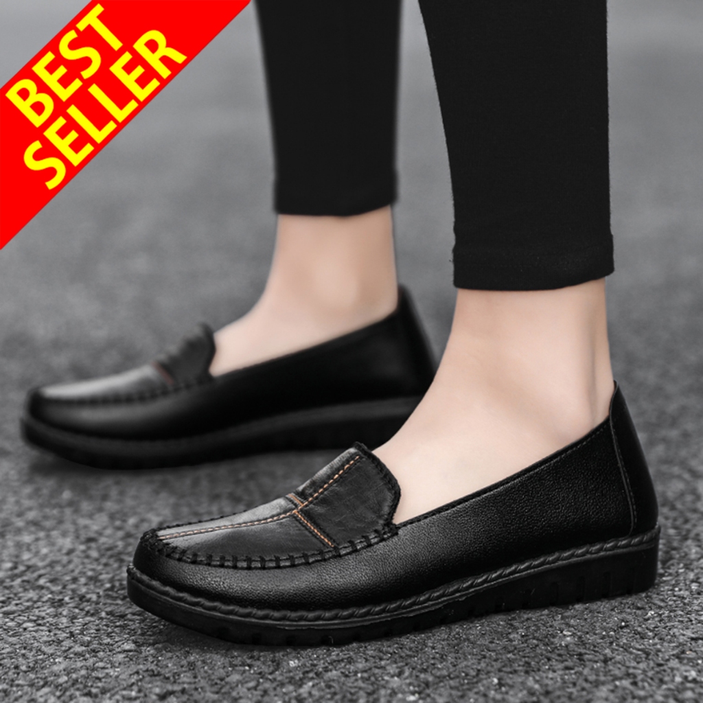 QINGSHUI Sepatu Untuk Wanita Sepatu Santai Wanita Slip-on Flats Sepatu