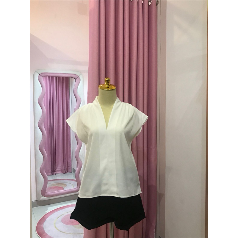 Blouse Polos Wanita Lengan Pendek | Bangkok
