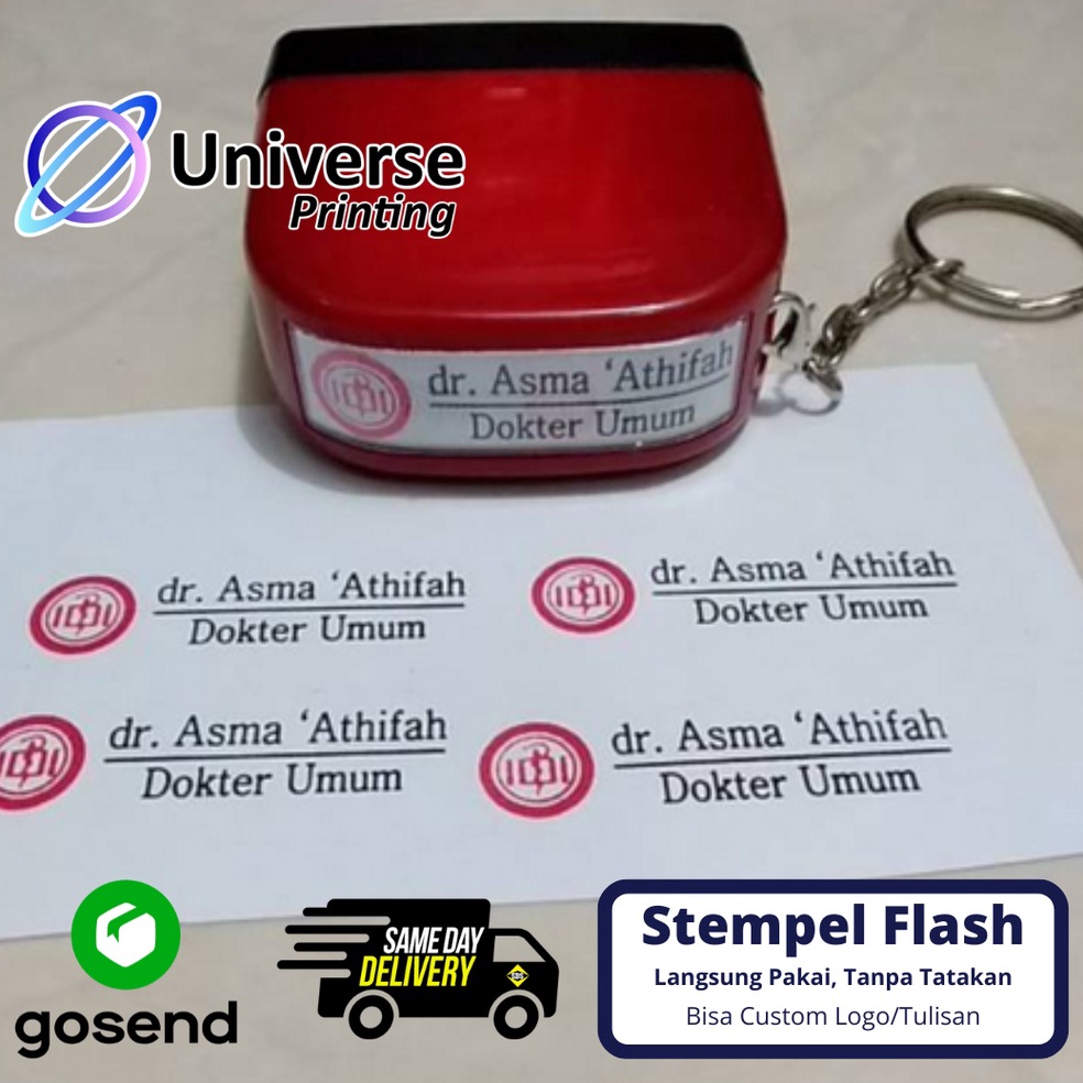 

KODE T88F STEMPEL Nama Dokter Stempel Flash BIDAN Stempel NAMA TOKO