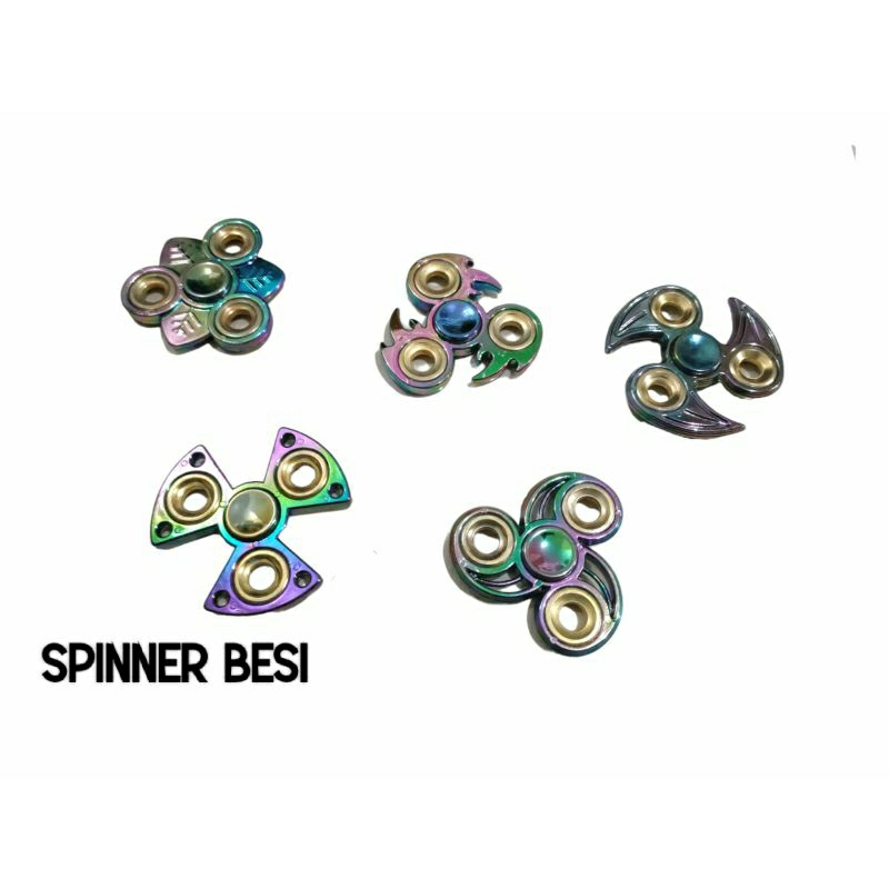 mainan anak spinner besi