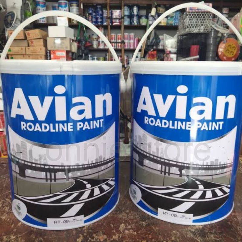 Roadline Paint 5kg Marka Jalan - Bebas Pilih Warna 5 kg - cat jalan beton aspal trotoar avian nodrop