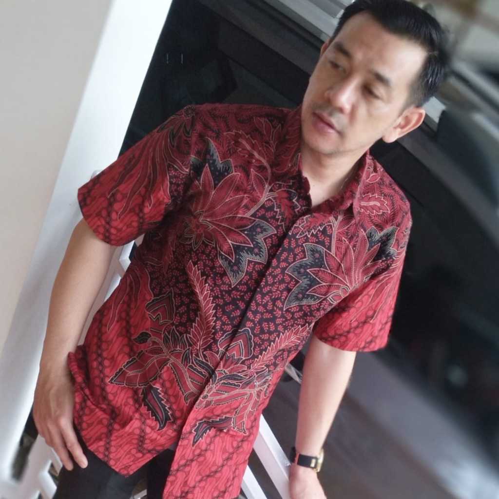 Baju Hem Batik Pria Danar Hadi Solo