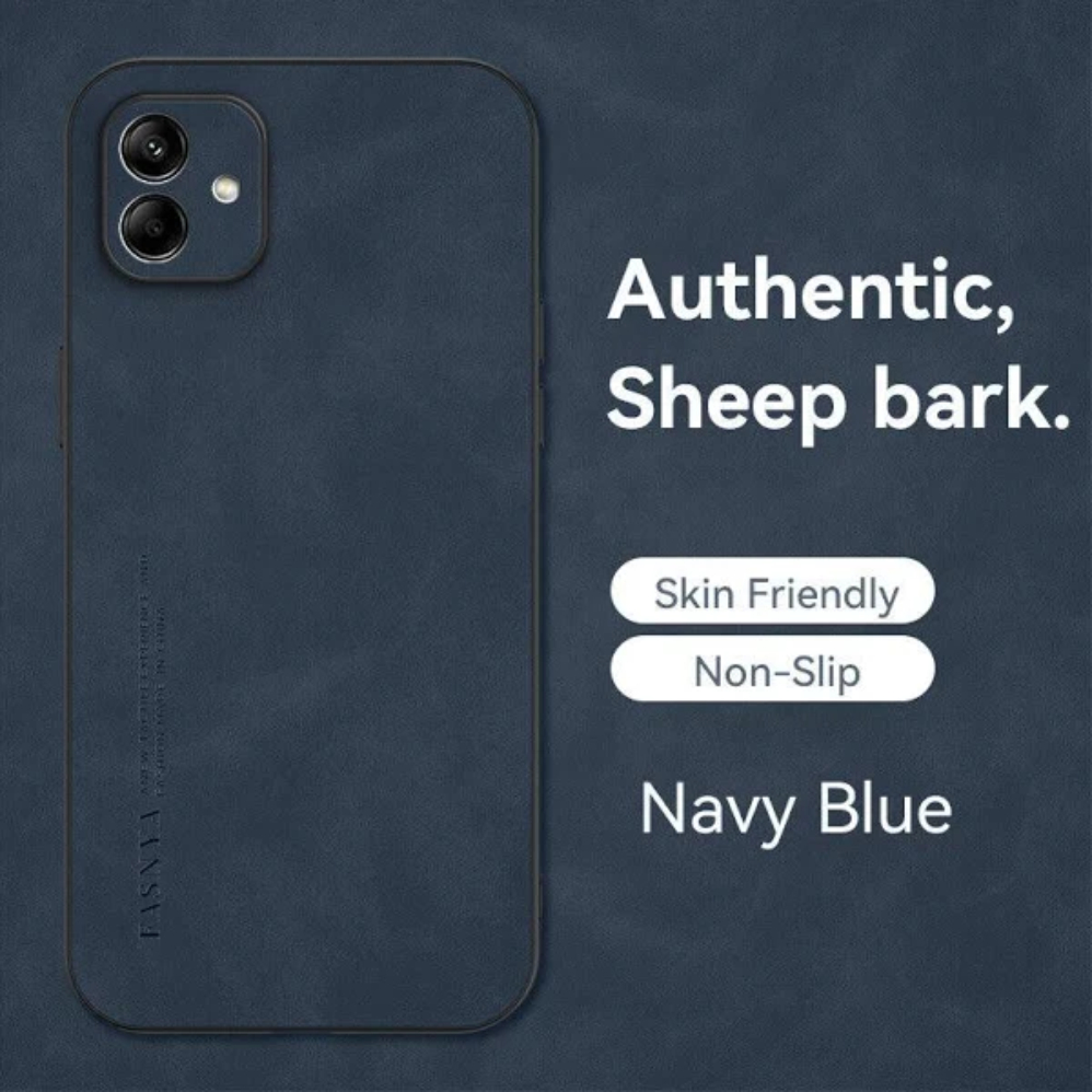Case Samsung A05 A05s Softcase Leather Light Luxury Sheepskin