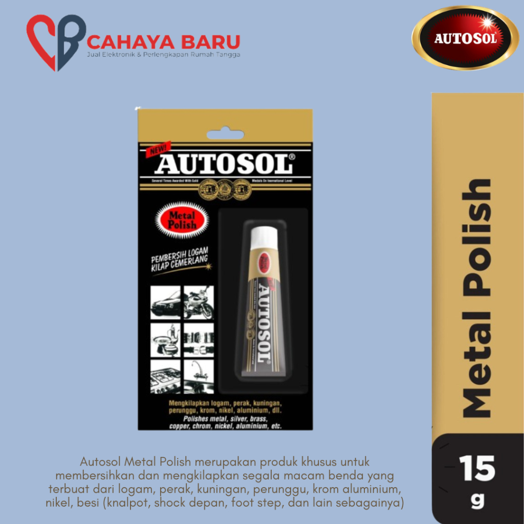 AUTOSOL METAL POLISH 15GR