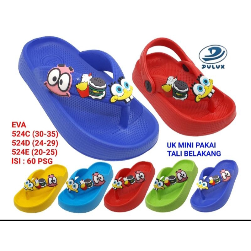 Sandal Dulux Anak Laki Laki & Perempuan