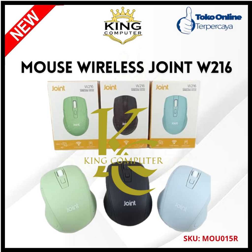 MOUSE WIRELESS JOINT W216 BLACK