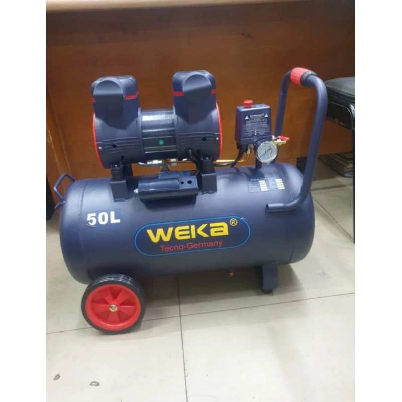 WEKA OILESS KOMPRESOR 2,5 hp 50 Liter Kompresor Angin silent 2,5 hp