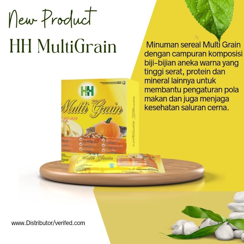 

MULTIGRAIN ORIGINAL HWI 100% SEREAL PENGGANTI MAKAN + MENETRALKAN DIABETES ( ISI 5 SACHET )