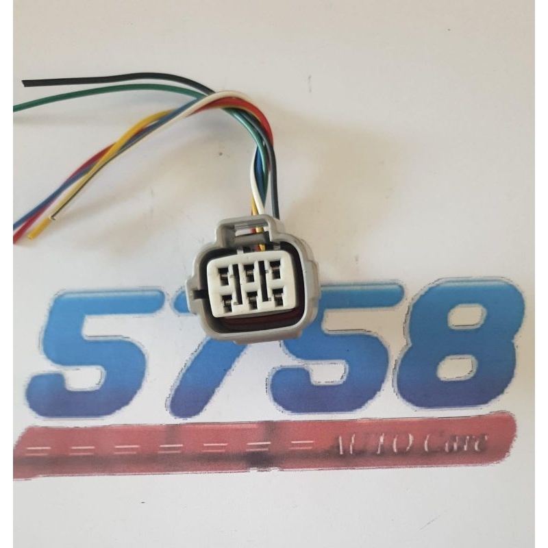 soket headlight pin 6 original daihatsu New Xenia Sigra kabel socket konektor headlamp lampu depan r