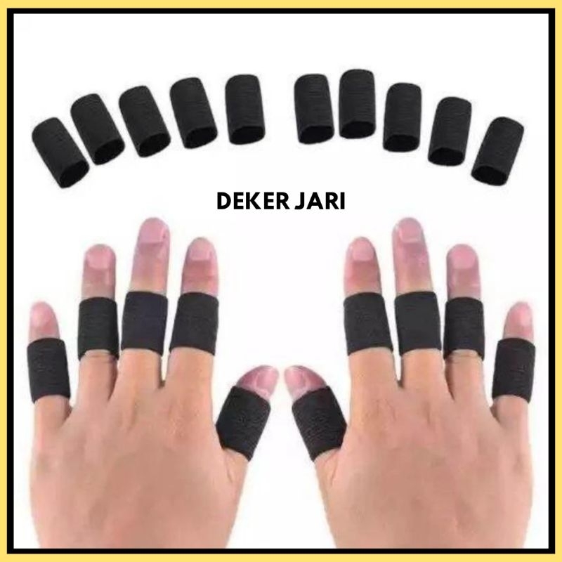 Karet Finger Support Jari Tangan Elastis Pelindung Olahraga Volly Futsal Basket