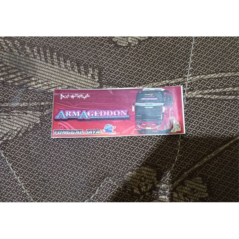 

Stiker Armagedon tunggal jaya