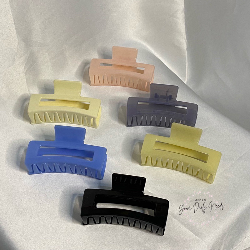 YDN || JP03 Jepit Rambut Kotak Premium Korea 8.5 cm / Jepitan Rambut Kotak / Jepitan Rambut Korea / 