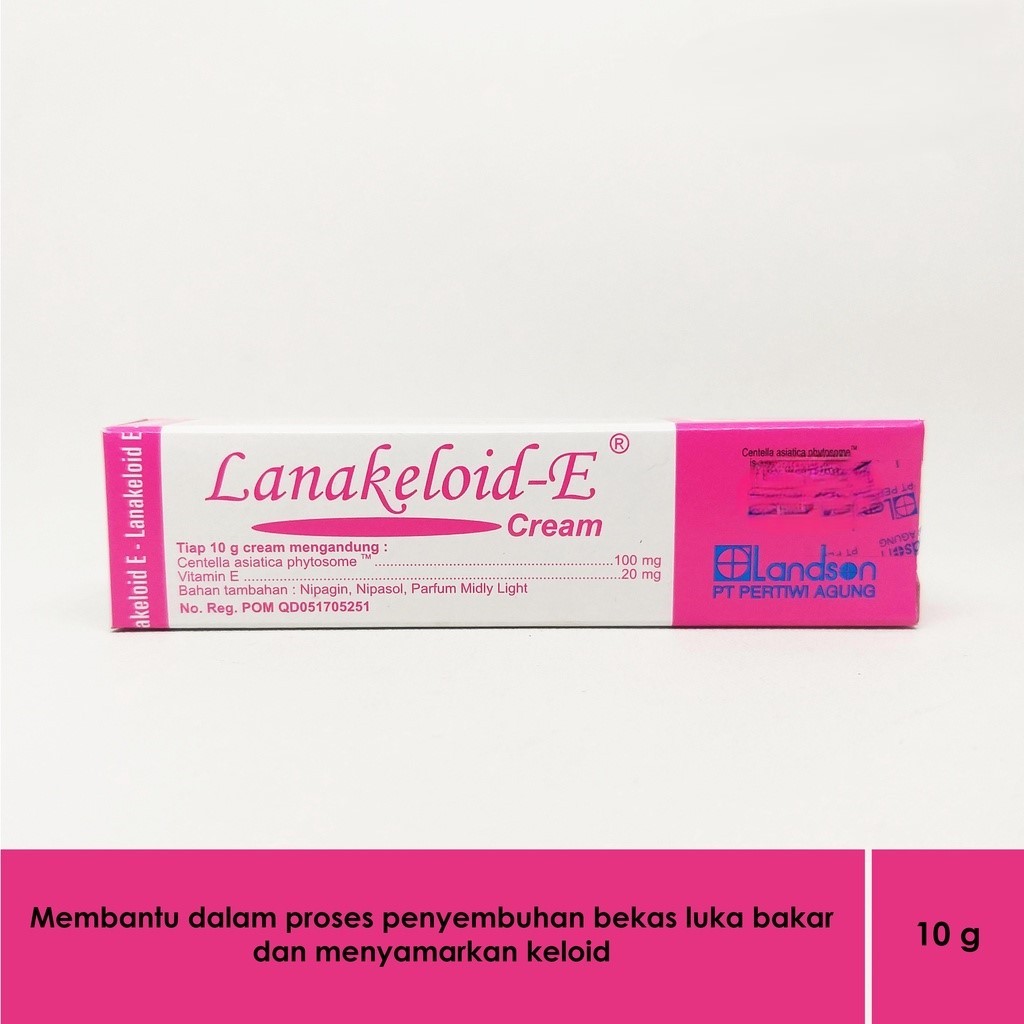 PROMO LANAKELOID E Krim Original Salep Keloid Pasca Operasi dan Bekas Luka Bakar