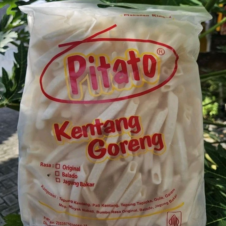 

pitato kentang goreng 250g / kentang goreng original/ pitato balado/ pitato jagung bakar