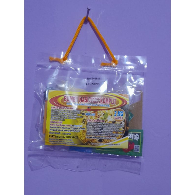 

Bumbu komplit nasi minyak kebuli atau nasi samin khas palembang