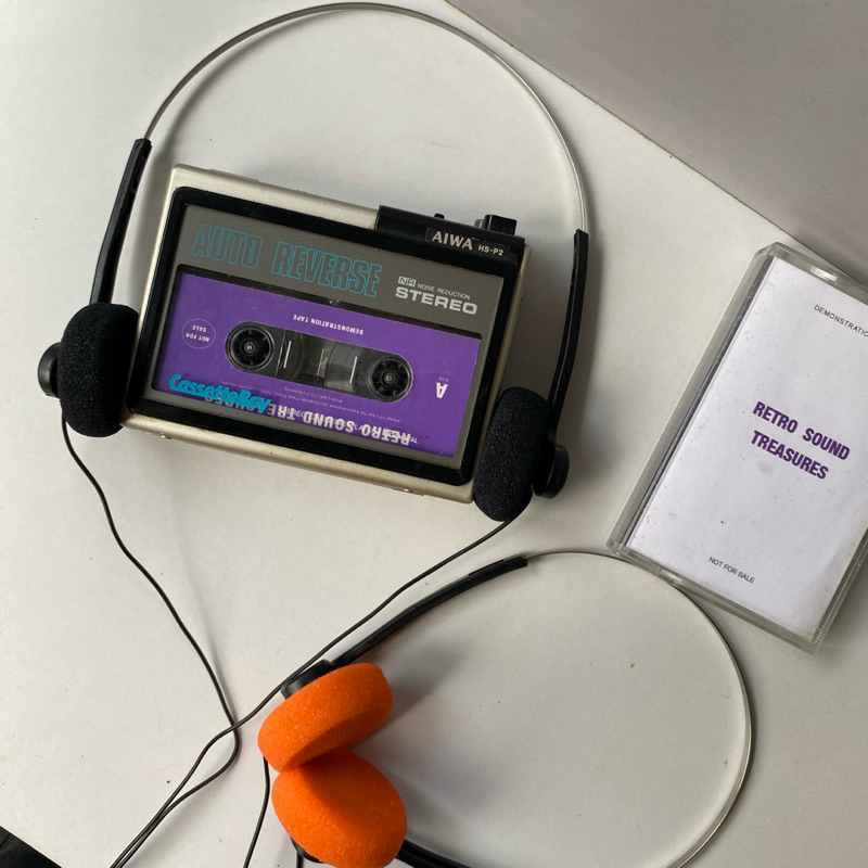 Vintage Headphone 80s 90s (V.2) Headphone Retro Headphone Jadul