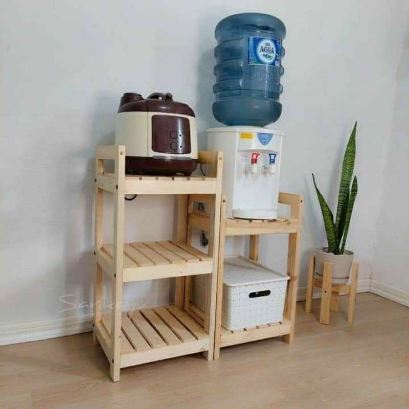 Rak Dispenser / Rak Kayu Susun