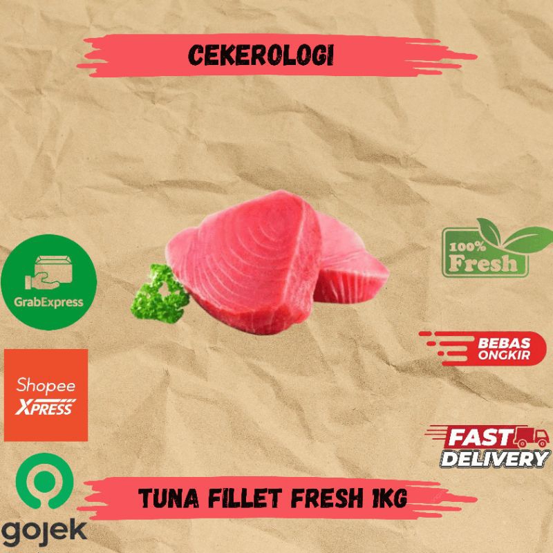 

Tuna Fillet Fresh 1kg / Tuna Fillet Fresh / Tuna Fillet Fresh Berkualitas / JABODETABEK / Seafood Segar / Seafood