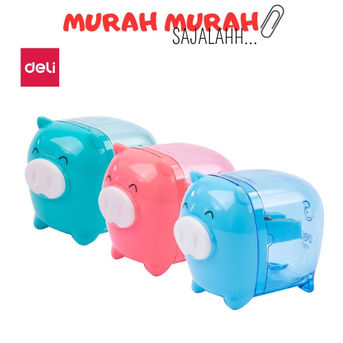 

Serutan Deli Bentuk Babi 1 lubang - E0557 / Rautan DELI / Deli E0557 Rautan Pensil 1 Lubang Bentuk Pig