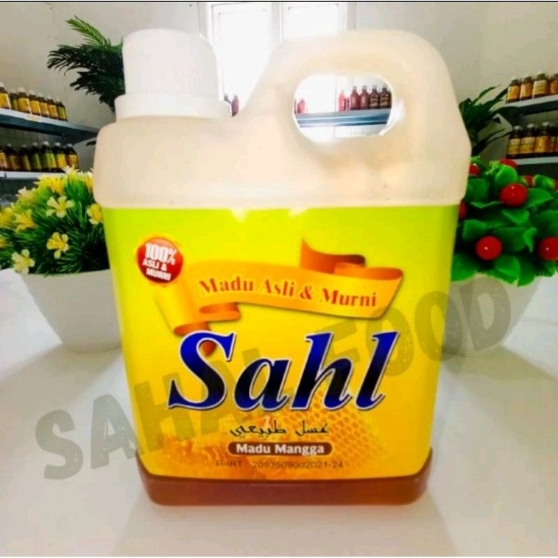 

MADU MANGGA SAHL 1 KG-MADU MURNI ASLI 100%-MADU BERSANAD-MADU HERBAL