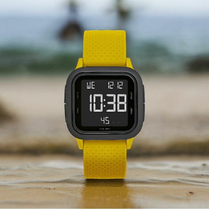 Jam Tangan Pria Mewah Sport Tali Yellow Digital