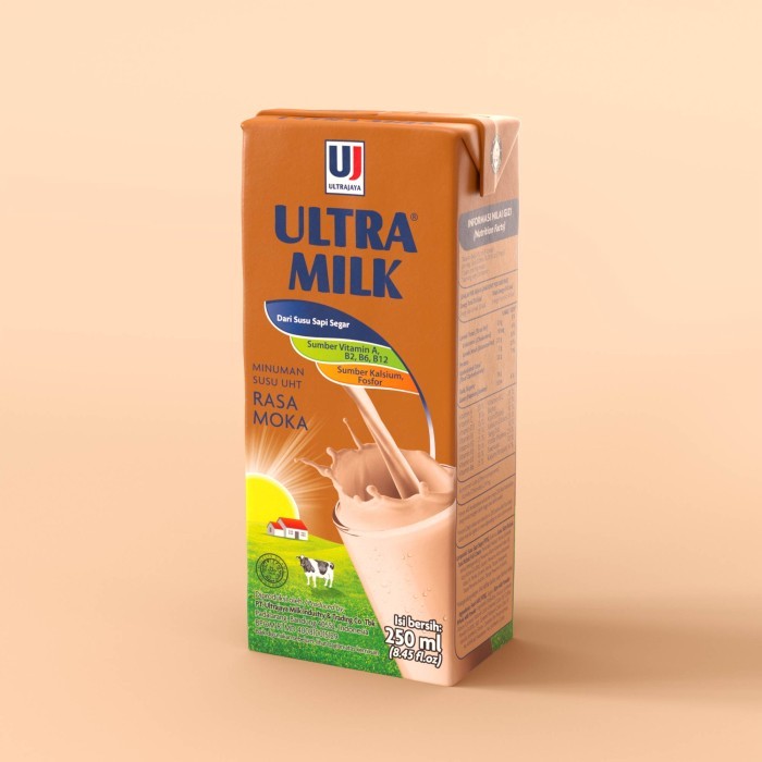 

Susu Ultra Milk Moka 250 ml ( 1 KARTON )