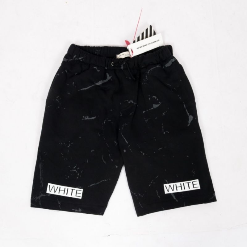 CELANA PENDEK OFF WHITE / SHORT PANTS OFF WHITE