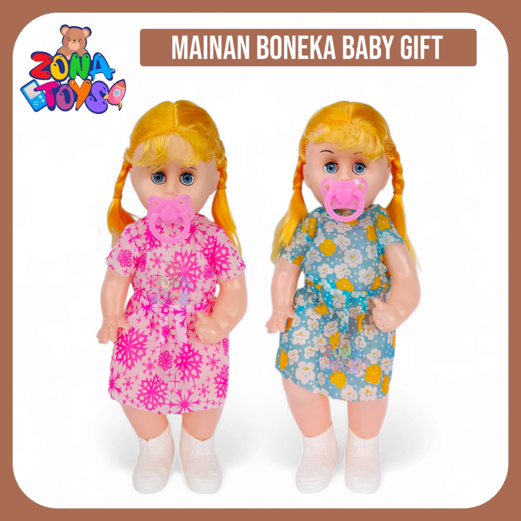 Mainan Anak Boneka Baby Gift Bayi Dot Bisa Nangis Dan Bunyi Mama Papa